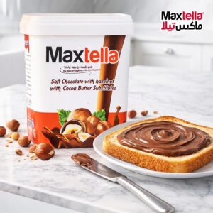 Maxtella Chocolate Square 350g (Bucket)